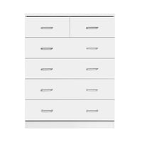 Thumbnail for Artiss 6 Chest of Drawers - ANDES White