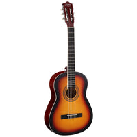 Thumbnail for Alpha 39 Inch Classical Guitar Wooden Body Nylon String Beginner Gift Sunburst