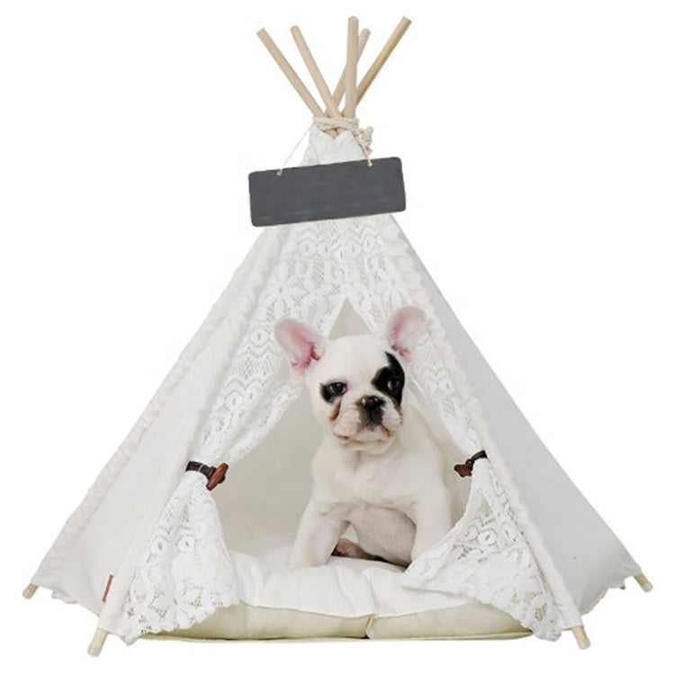 Crochet Teepee With Cushion-0