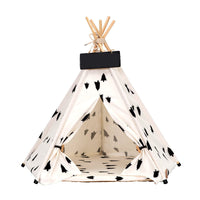 Thumbnail for Forest Pet Teepee with Plush Cushion-0