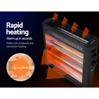 Thumbnail for Devanti 2200W Infrared Heater Radiant Heaters