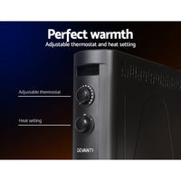 Thumbnail for Devanti 2200W Infrared Heater Radiant Heaters