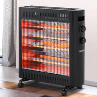 Thumbnail for Devanti 2200W Infrared Heater Radiant Heaters