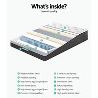 Thumbnail for Giselle Bedding 34cm Mattress Euro Top Double