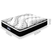 Thumbnail for Giselle Bedding 32cm Mattress Euro Top Queen