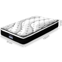 Thumbnail for Giselle Bedding 32cm Mattress Euro Top Single