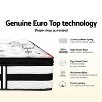 Thumbnail for Giselle Bedding 34cm Mattress Euro Top Pocket Spring Double