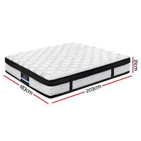 Thumbnail for Giselle Bedding 31cm Mattress Euro Top King