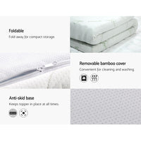 Thumbnail for Giselle Bedding Memory Foam Mattress Topper Cool Gel 5cm Single