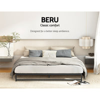 Thumbnail for Artiss Bed Frame Double Size Metal BERU