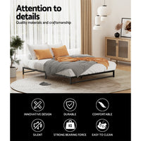 Thumbnail for Artiss Bed Frame Double Size Metal BERU