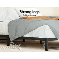 Thumbnail for Artiss Bed Frame Queen Size Metal BERU