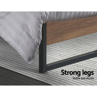 Thumbnail for Artiss Bed Frame Metal Frame Bed Base OSLO - Single