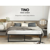 Thumbnail for Artiss Bed Frame Double Size Metal Frame TINO