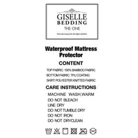 Thumbnail for Giselle Bedding Mattress Protector Bamboo Single