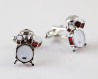 Thumbnail for Mens Drum Set Cufflinks-0