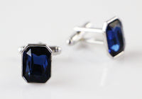 Thumbnail for Mens Navy Blue Cufflinks-0