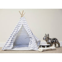 Thumbnail for Grey Stripe Teepee With Mat-1