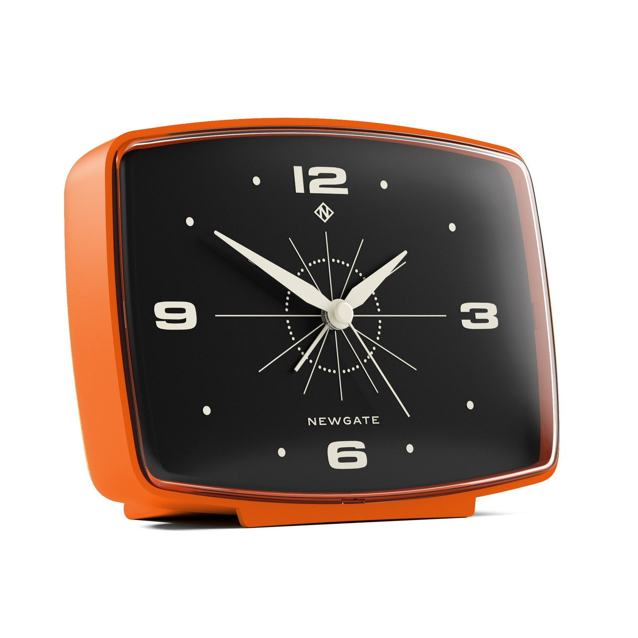 Newgate Brooklyn Alarm Clock - Orange-1