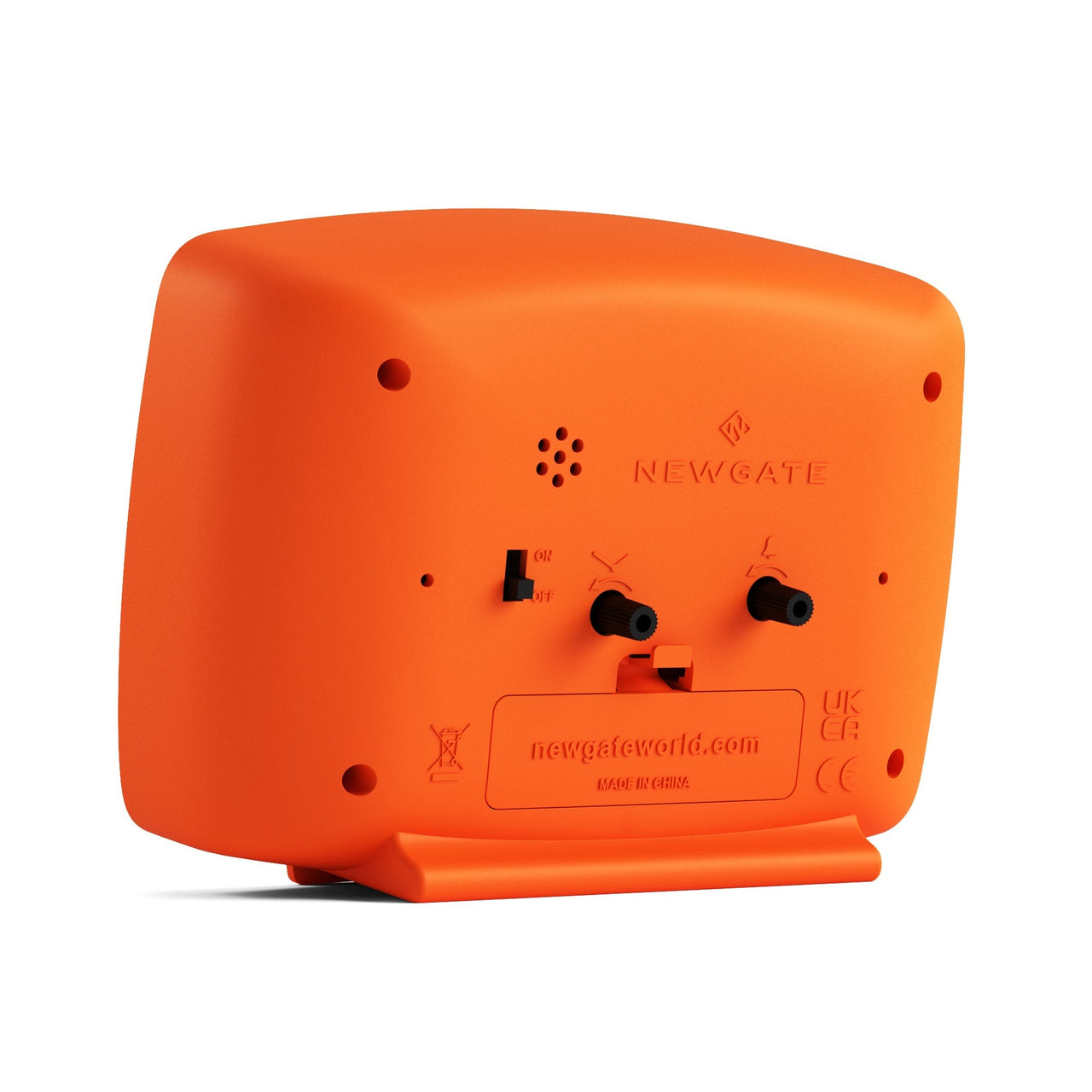 Newgate Brooklyn Alarm Clock - Orange-4