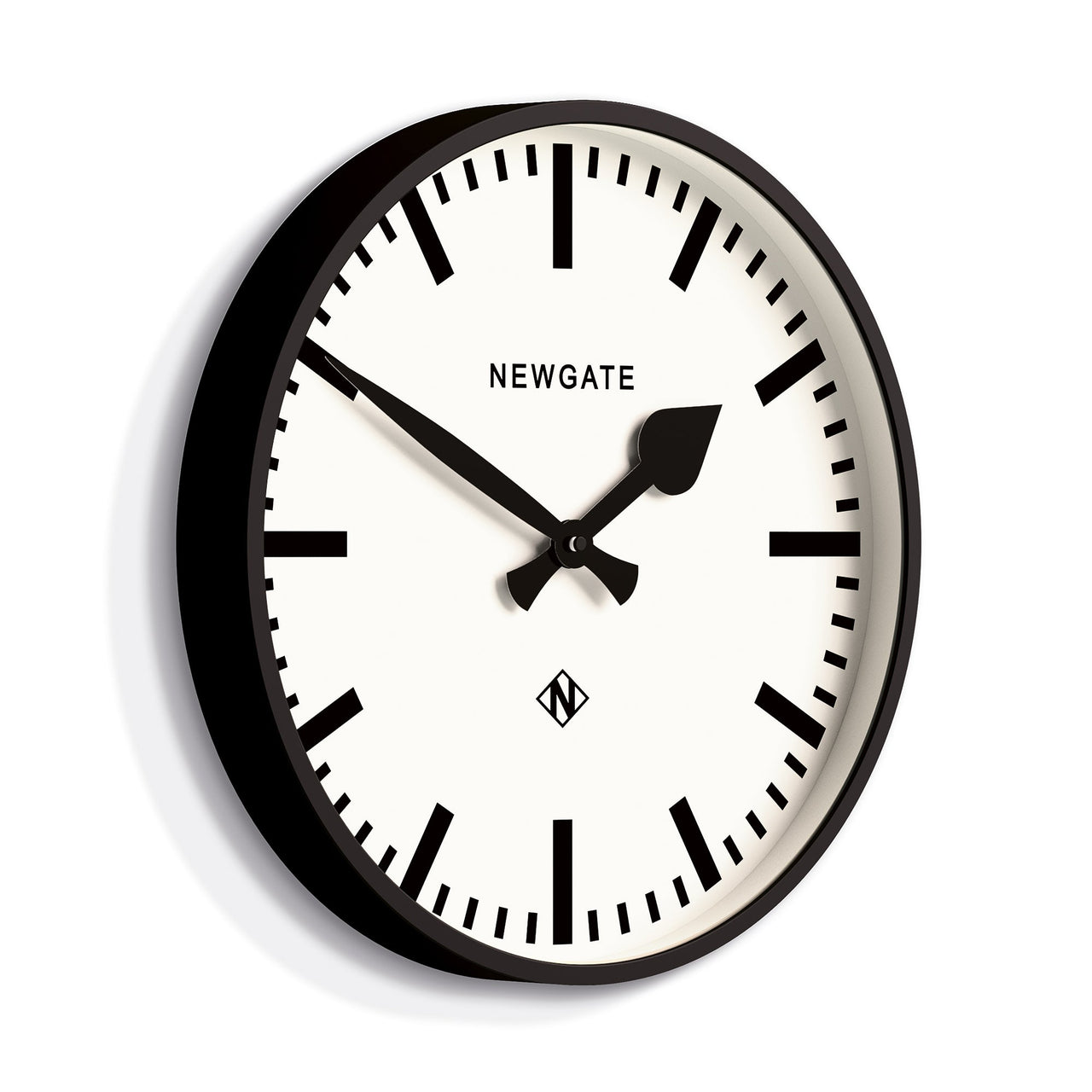 Newgate Railway Clock Black-1