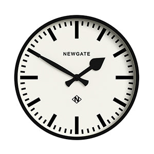 Newgate Railway Clock Black-0