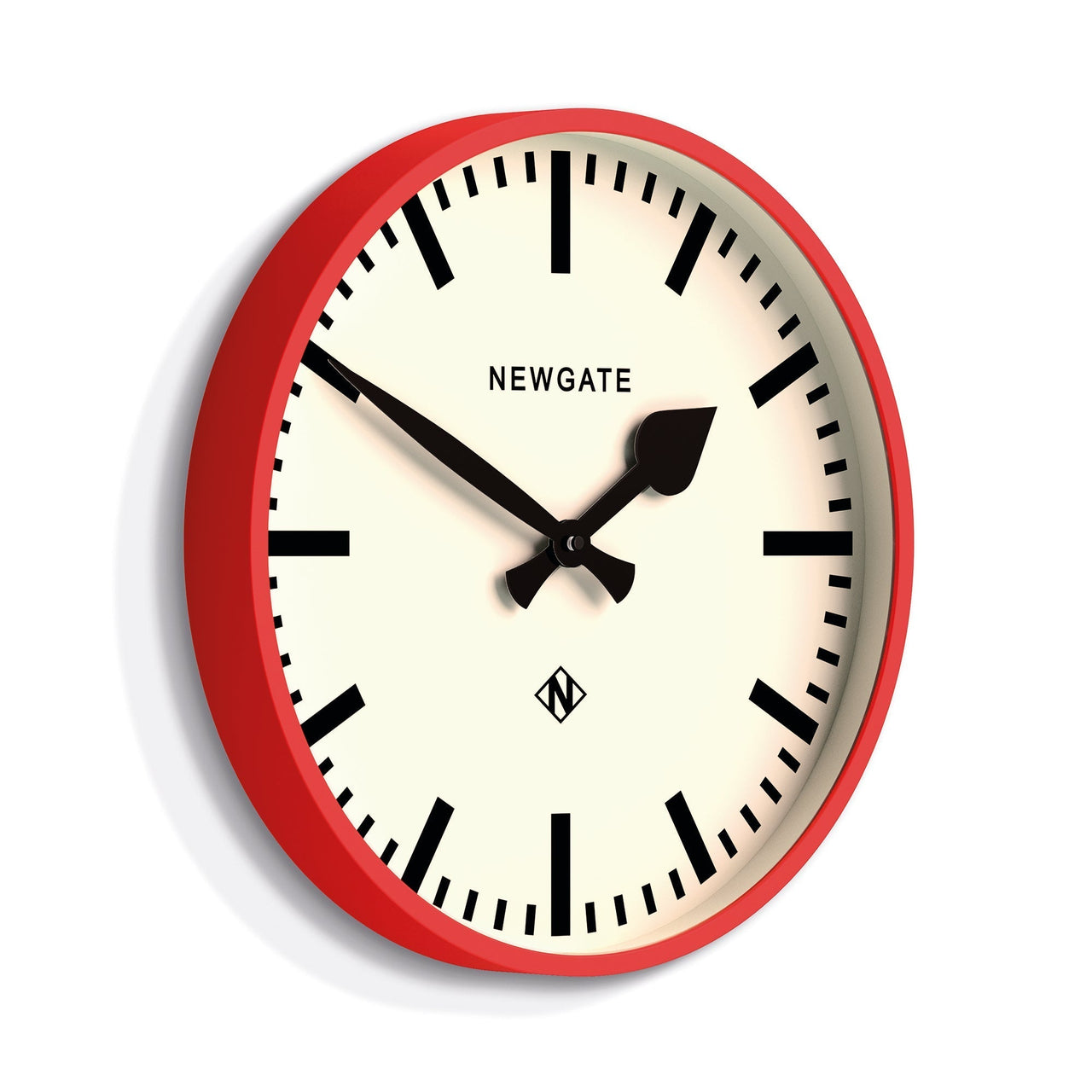 Newgate Railway Clock Red-1