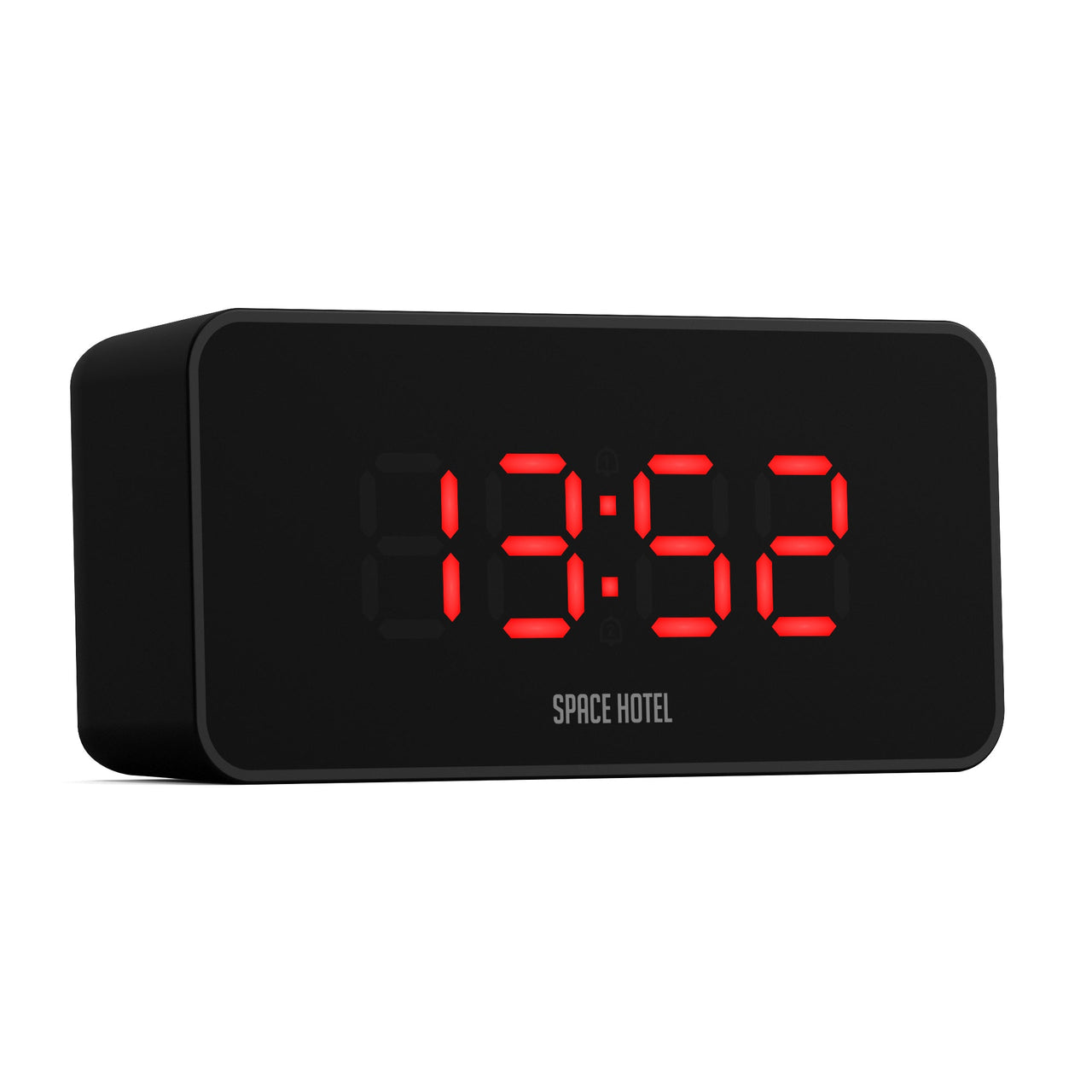 Newgate Space Hotel Hypertron Alarm Clock Black Case - Black Lens - Red Led-1