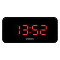 Thumbnail for Newgate Space Hotel Hypertron Alarm Clock Black Case - Black Lens - Red Led-0