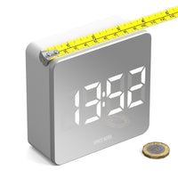 Thumbnail for Newgate Space Hotel Orbatron Alarm Clock White Case - Silver Lens - White Led-2