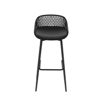 Thumbnail for Gardeon 4-Piece Outdoor Bar Stools Plastic Metal Dining Chair Balcony