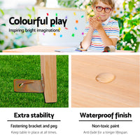 Thumbnail for Keezi Kids Outdoor Table and Chairs Picnic Bench Set Children Wooden