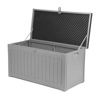 Thumbnail for Gardeon Outdoor Storage Box 190L Container Lockable Garden Bench Tool Shed Black