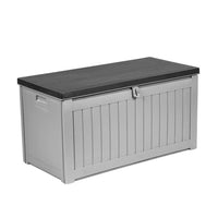 Thumbnail for Gardeon Outdoor Storage Box 190L Container Lockable Garden Bench Tool Shed Black