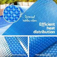 Thumbnail for Aquabuddy Pool Cover 500 Micron 10x4m Swimming Pool Solar Blanket Blue