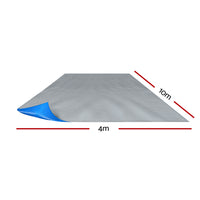 Thumbnail for Aquabuddy Pool Cover 500 Micron 10x4m Swimming Pool Solar Blanket Blue Silver