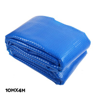 Thumbnail for Aquabuddy Pool Cover 500 Micron 10x4m Silver Swimming Pool Solar Blanket 5.5m Blue Roller