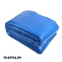 Thumbnail for Aquabuddy Pool Cover 500 Micron 10.5x4.2m Silver Swimming Pool Solar Blanket 5.5m Roller