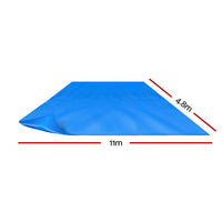 Thumbnail for Aquabuddy Pool Cover 500 Micron 11x4.8m Swimming Pool Solar Blanket Blue