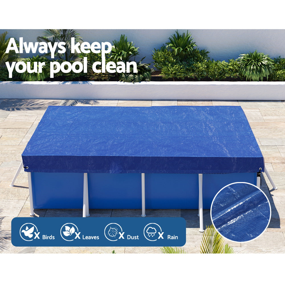 Aquabuddy Pool Cover 3x2m Above-ground Swimming Pool Blanket Blue