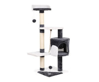 Thumbnail for Pet Cat Scratcher Pole - White and Grey-0