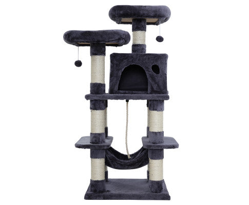 Velvet Cosmo Pet Cat Tree Scratcher Condo House-4