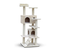 Thumbnail for 134cm Multi Level Cat Post in Beige-0