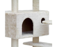 Thumbnail for 134cm Multi Level Cat Post in Beige-5