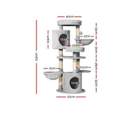 Thumbnail for Cara Cat Tree Tower - 123cm-1