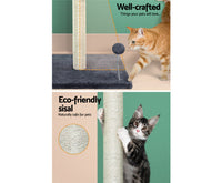 Thumbnail for Simple Pet Cat Tree Scratching Post 105cm-4