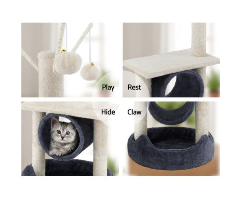 Pet Cat Hanging Toy Tree Scratcher 53cm-4