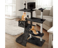 Thumbnail for 170cm Cat Scratching Post with Feed Tray-3