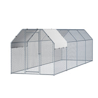 Thumbnail for i.Pet Chicken Coop Cage Run Rabbit Hutch Large Walk In Hen House Cover 2mx8mx2m