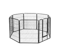 Thumbnail for Pet 8 Panel Portable Pet Playpen Crate Enclosure 100cm-0